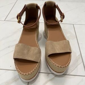 NEW See by Chloe Glyn Espadrille Flatform